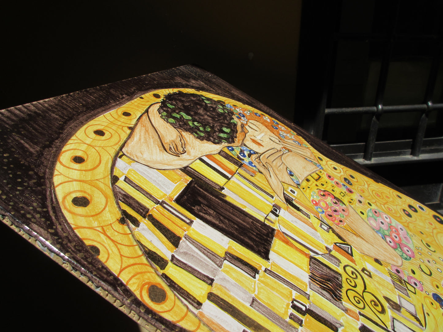Piastrella in ceramica Klimt