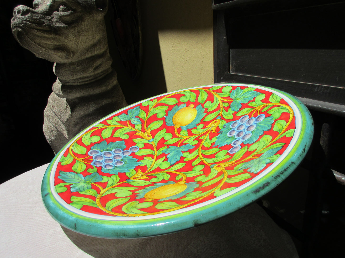 ceramic plate handmade