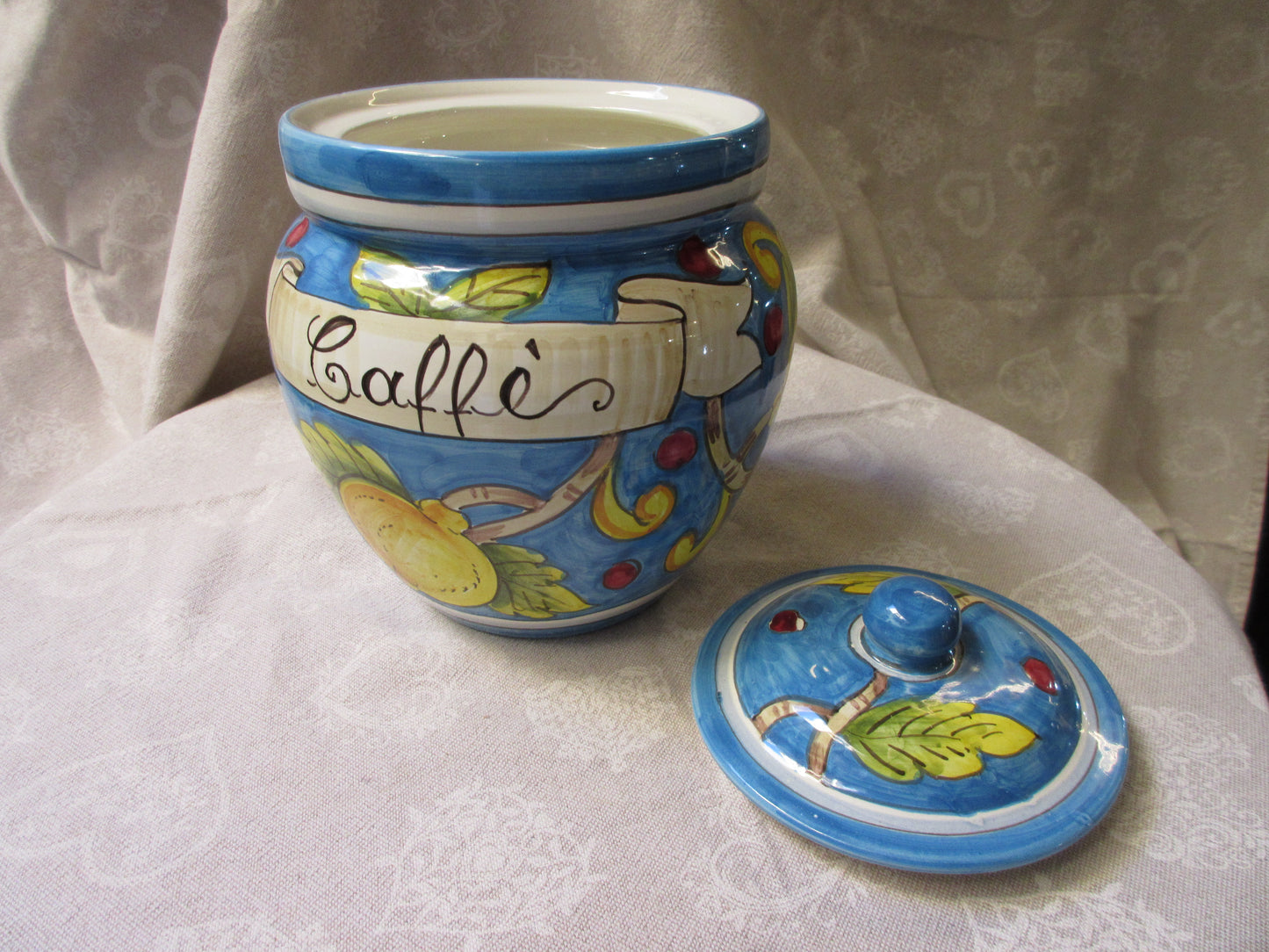 ceramic coffee/sugar jar set