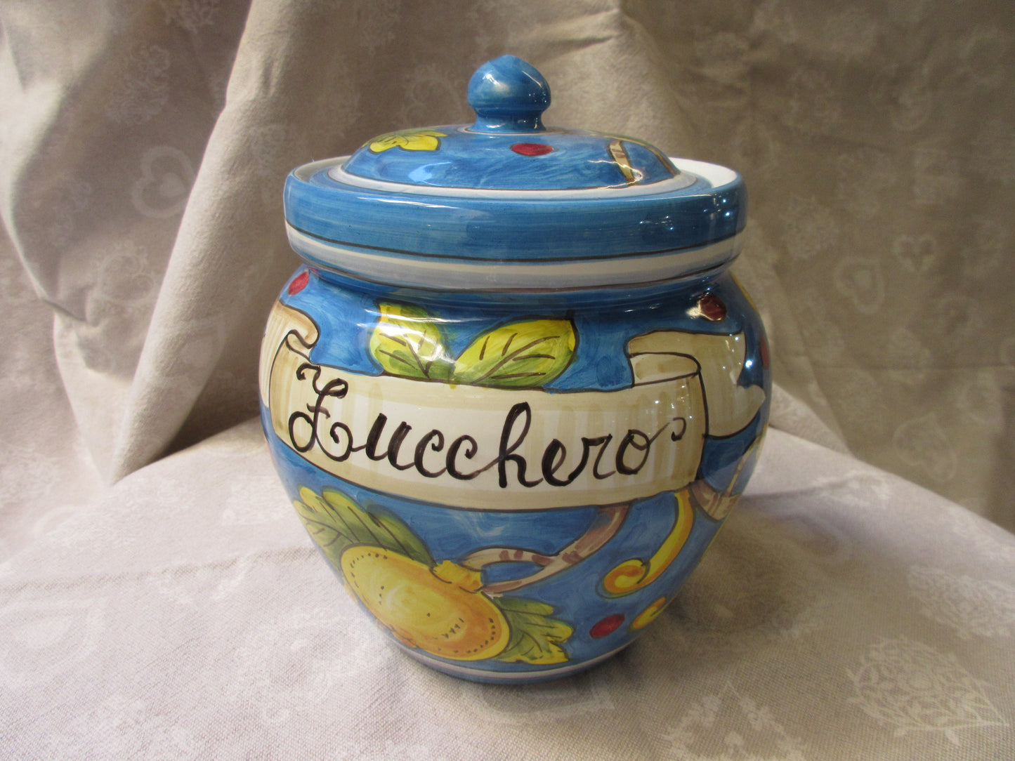 ceramic coffee/sugar jar set