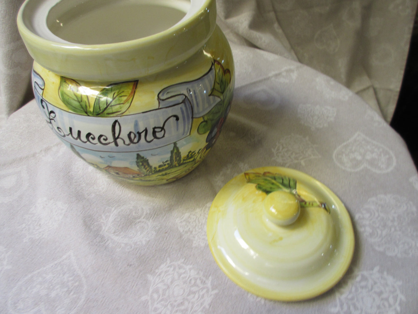 ceramic sugar jar