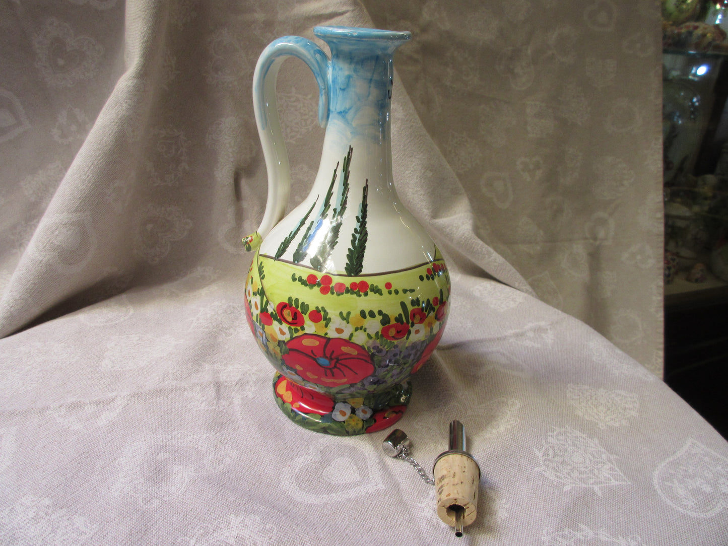 distributore di olio in ceramica