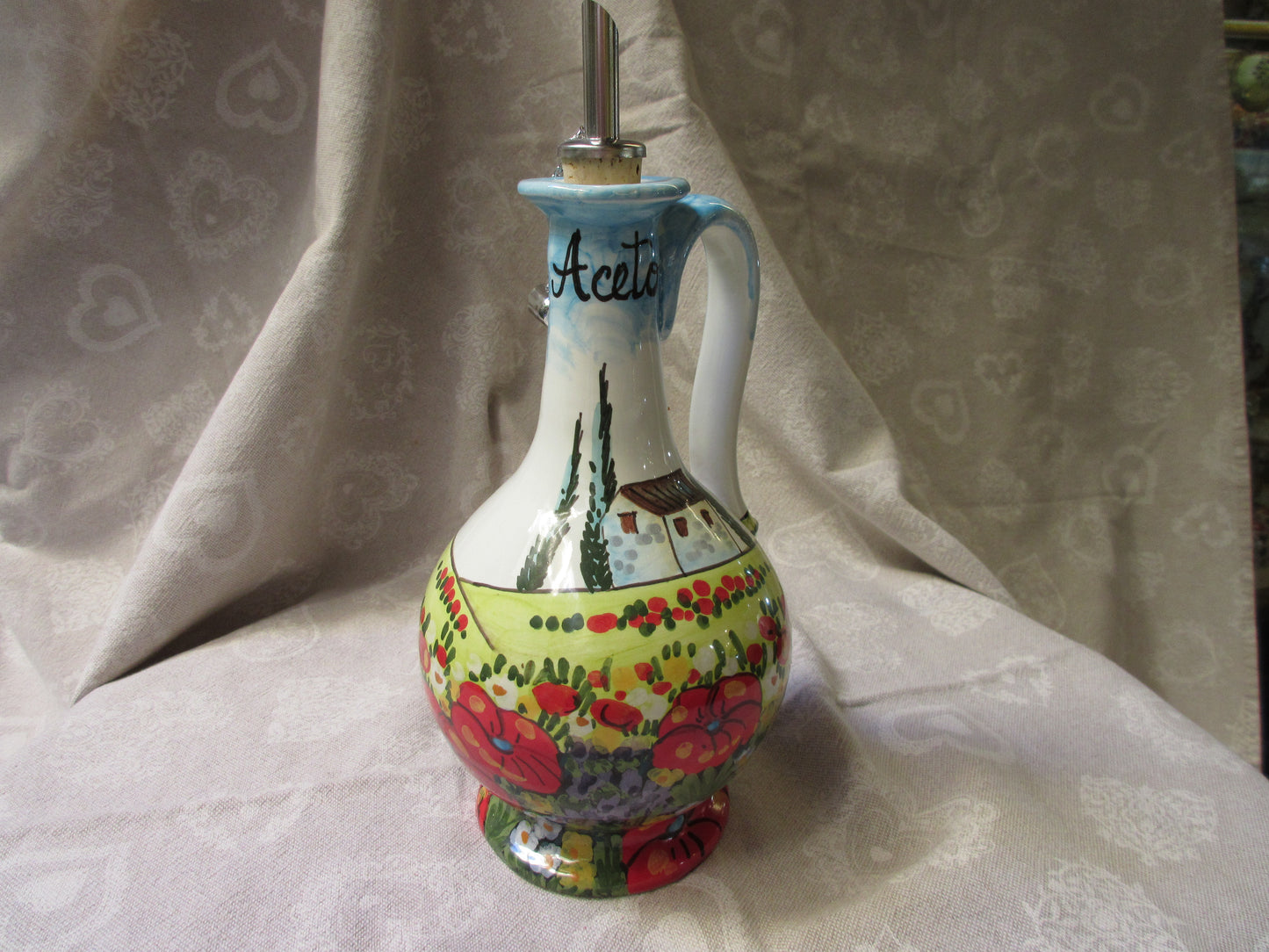 distributore di olio in ceramica
