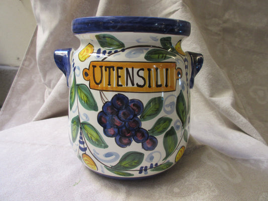 Portautensili in ceramica