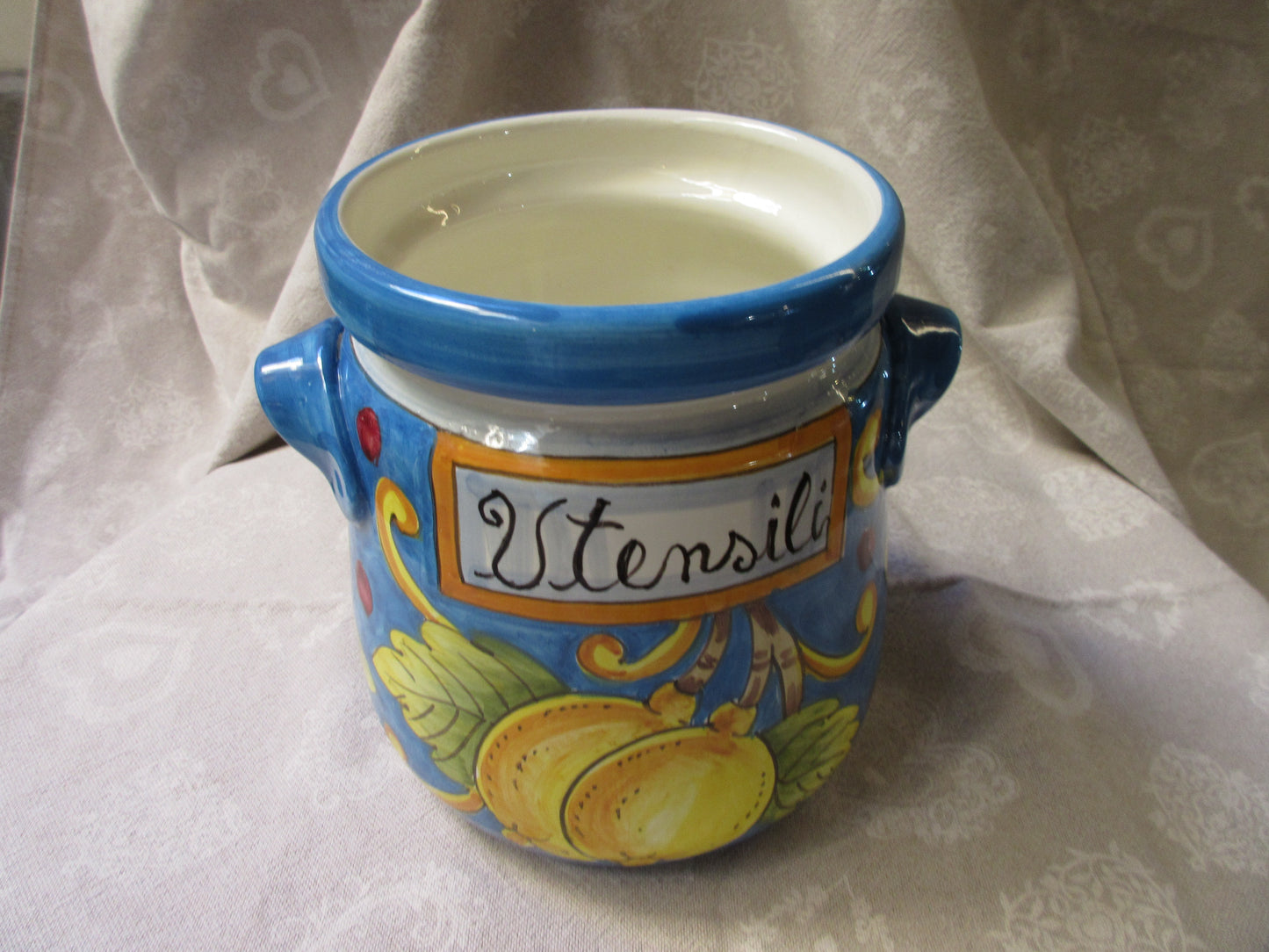 portautensili in ceramica