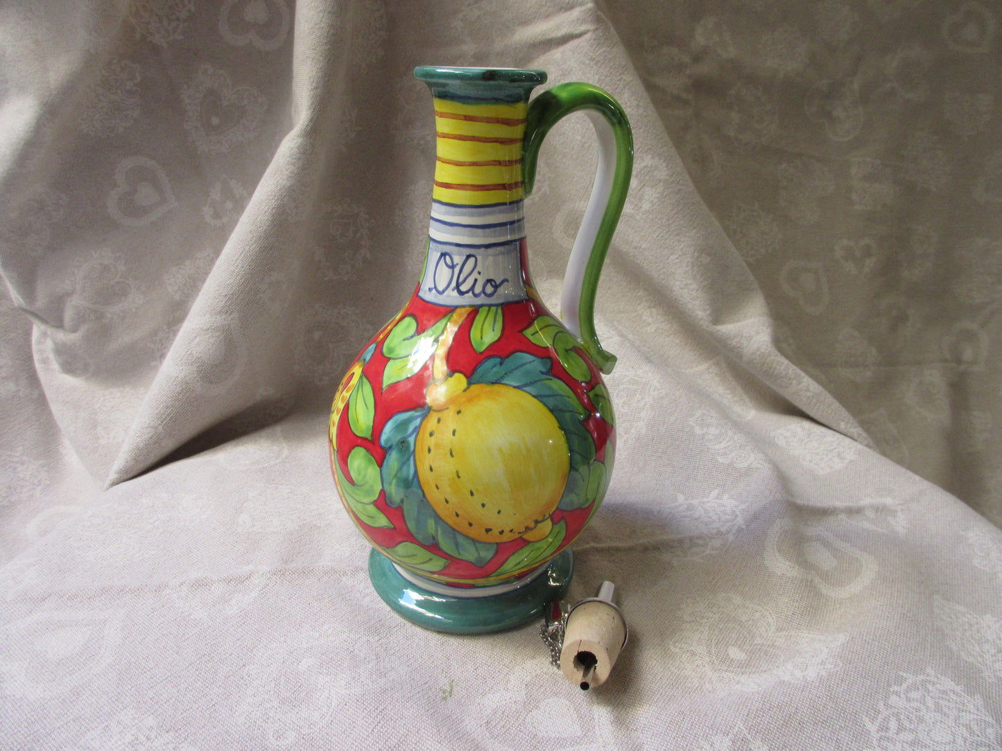 Ceramic oil dispenser
