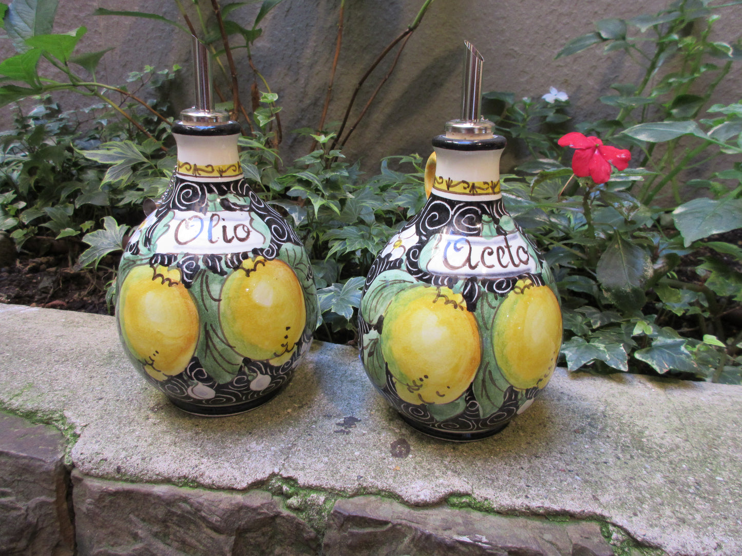 ceramic oil and vinegar set