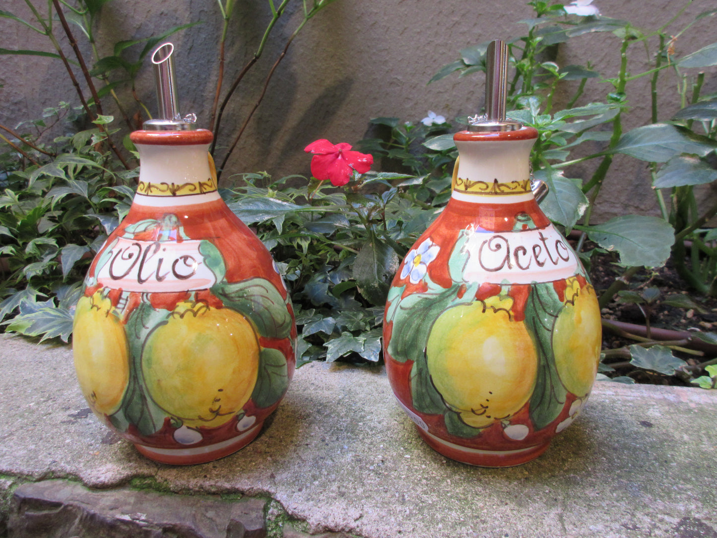 ceramic oil and vinegar set