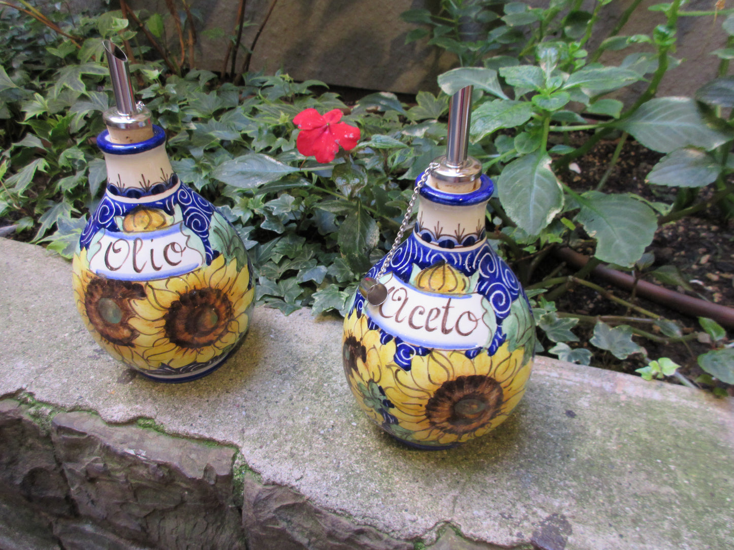 ceramic oil and vinegar set