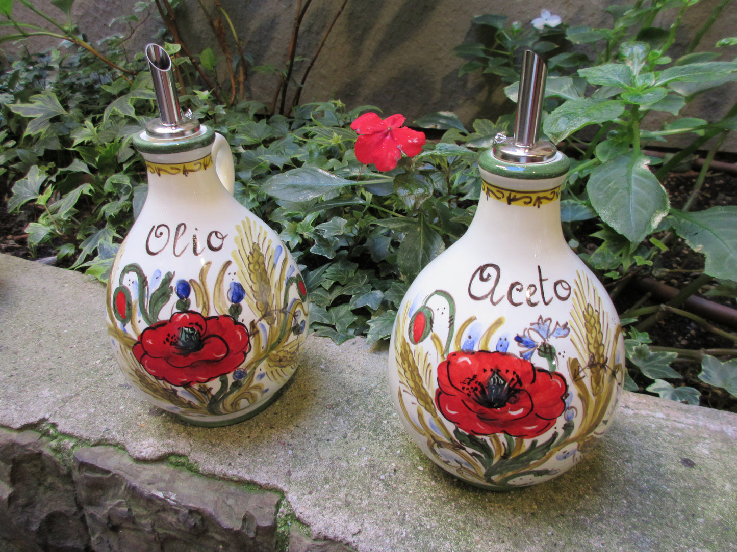 ceramic oil and vinegar set