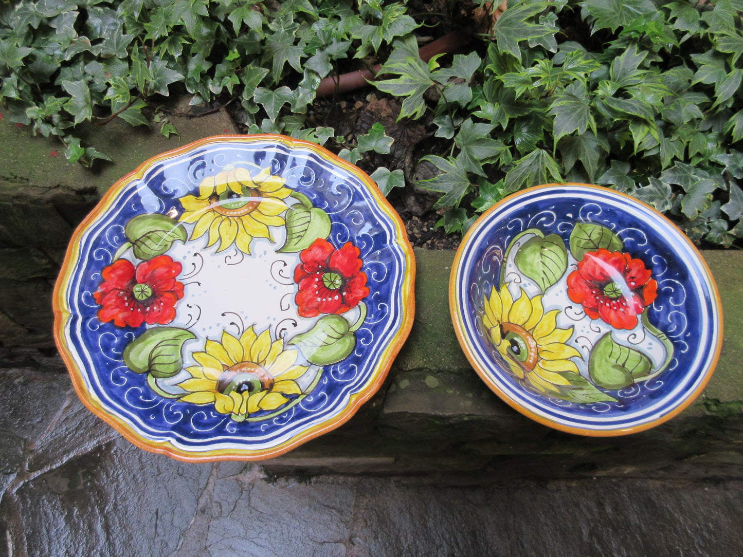 Set di piatti in ceramica