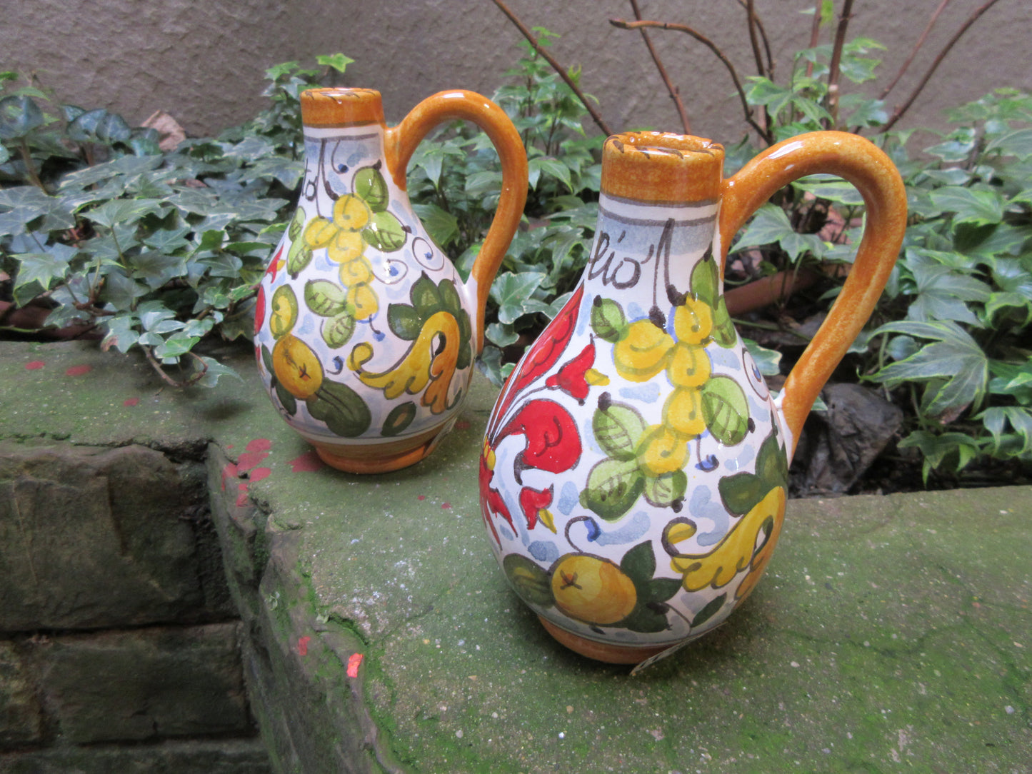 set olio e aceto in ceramica
