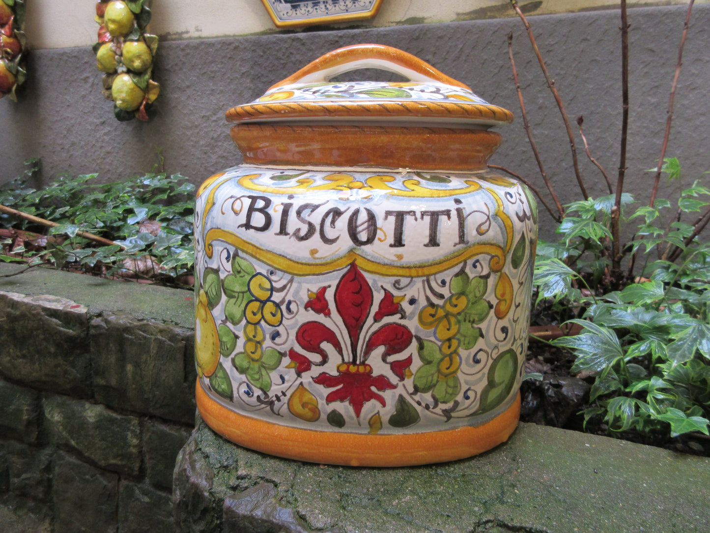 Barattolo per biscotti in ceramica