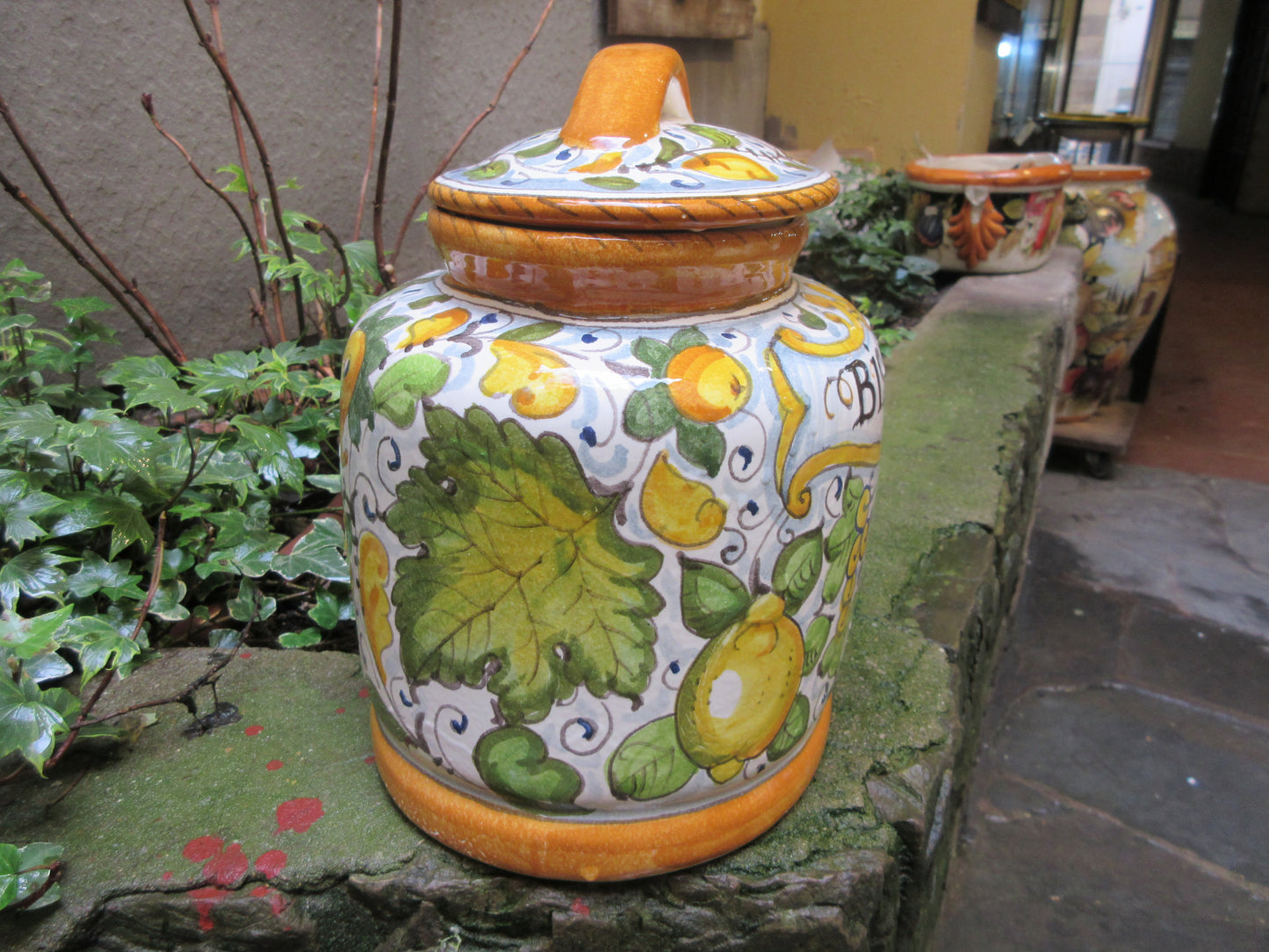 Barattolo per biscotti in ceramica