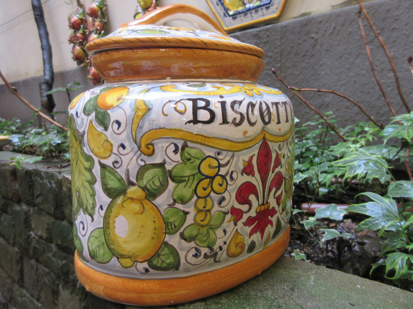Barattolo per biscotti in ceramica