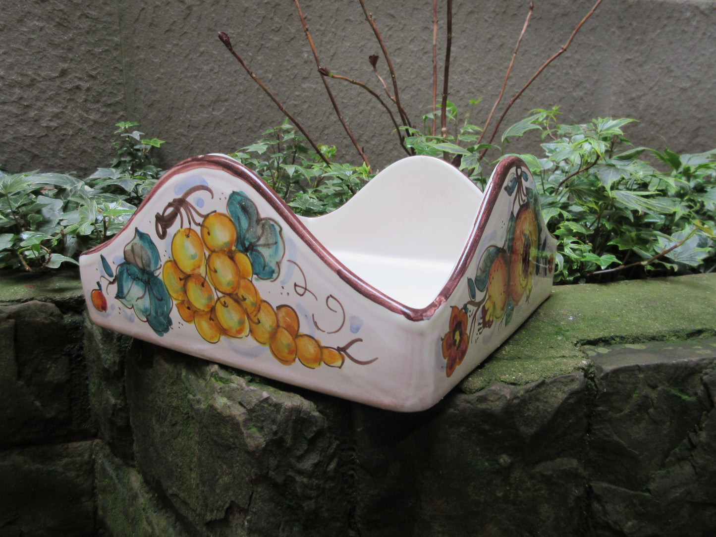 Porta tovaglioli in ceramica
