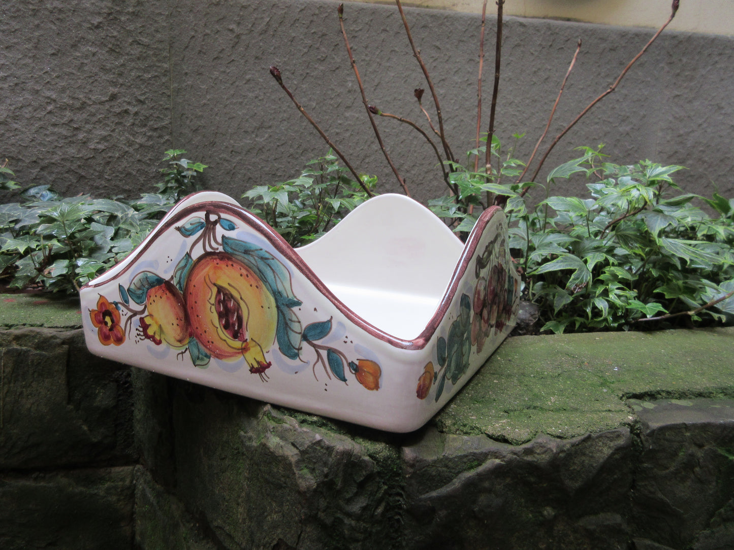 Porta tovaglioli in ceramica