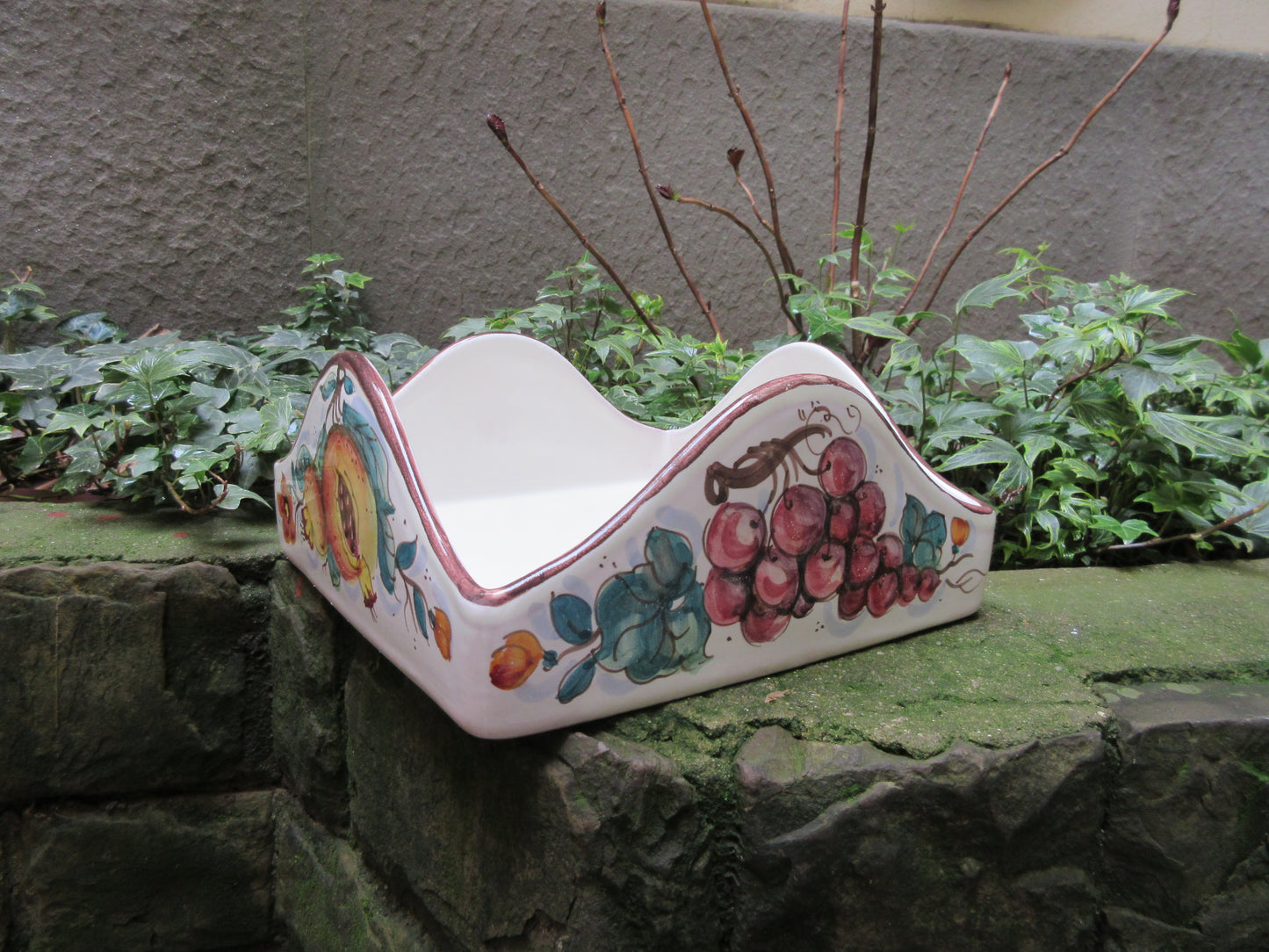 Porta tovaglioli in ceramica