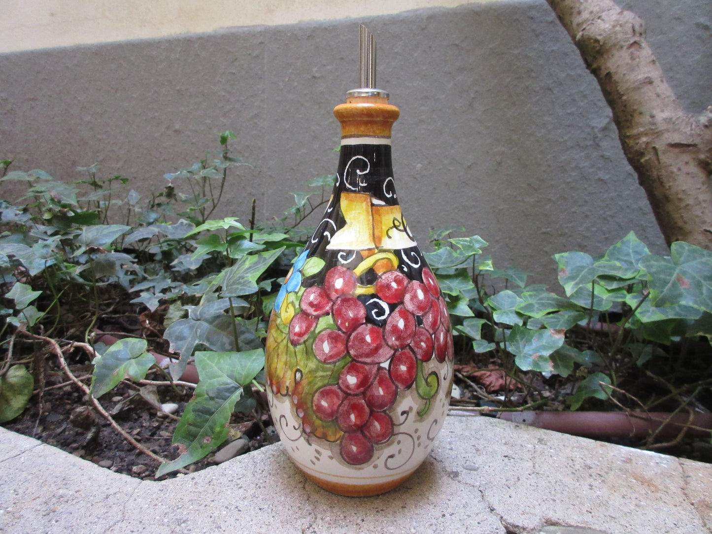 Distributore di olio in ceramica