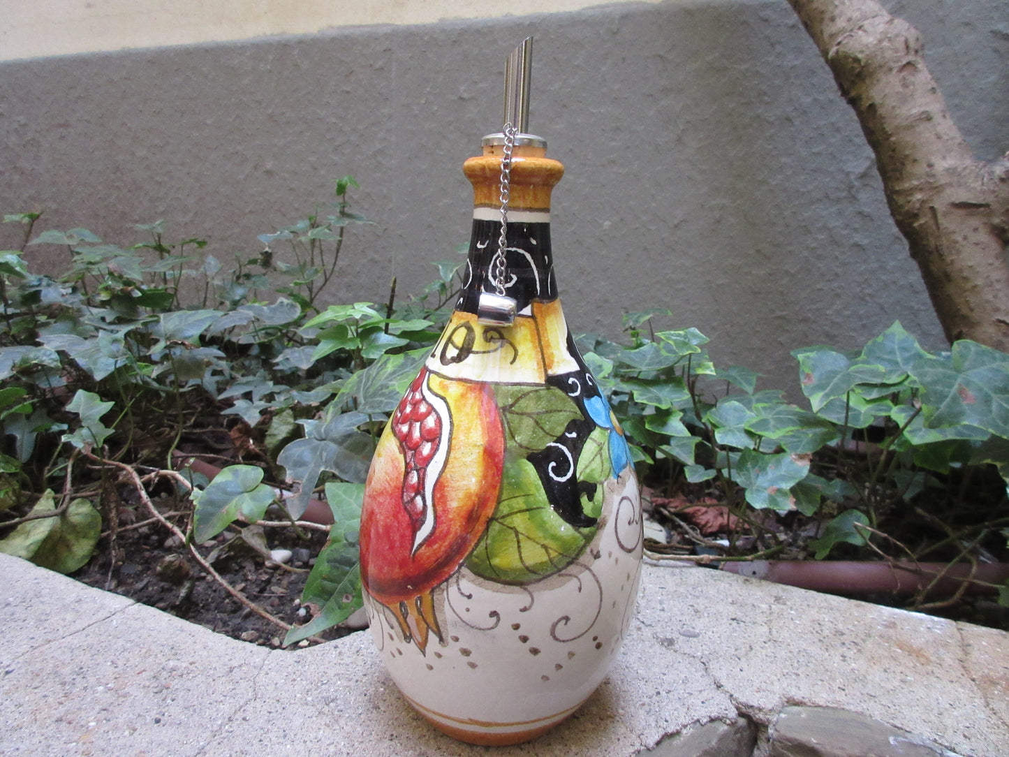 Distributore di olio in ceramica