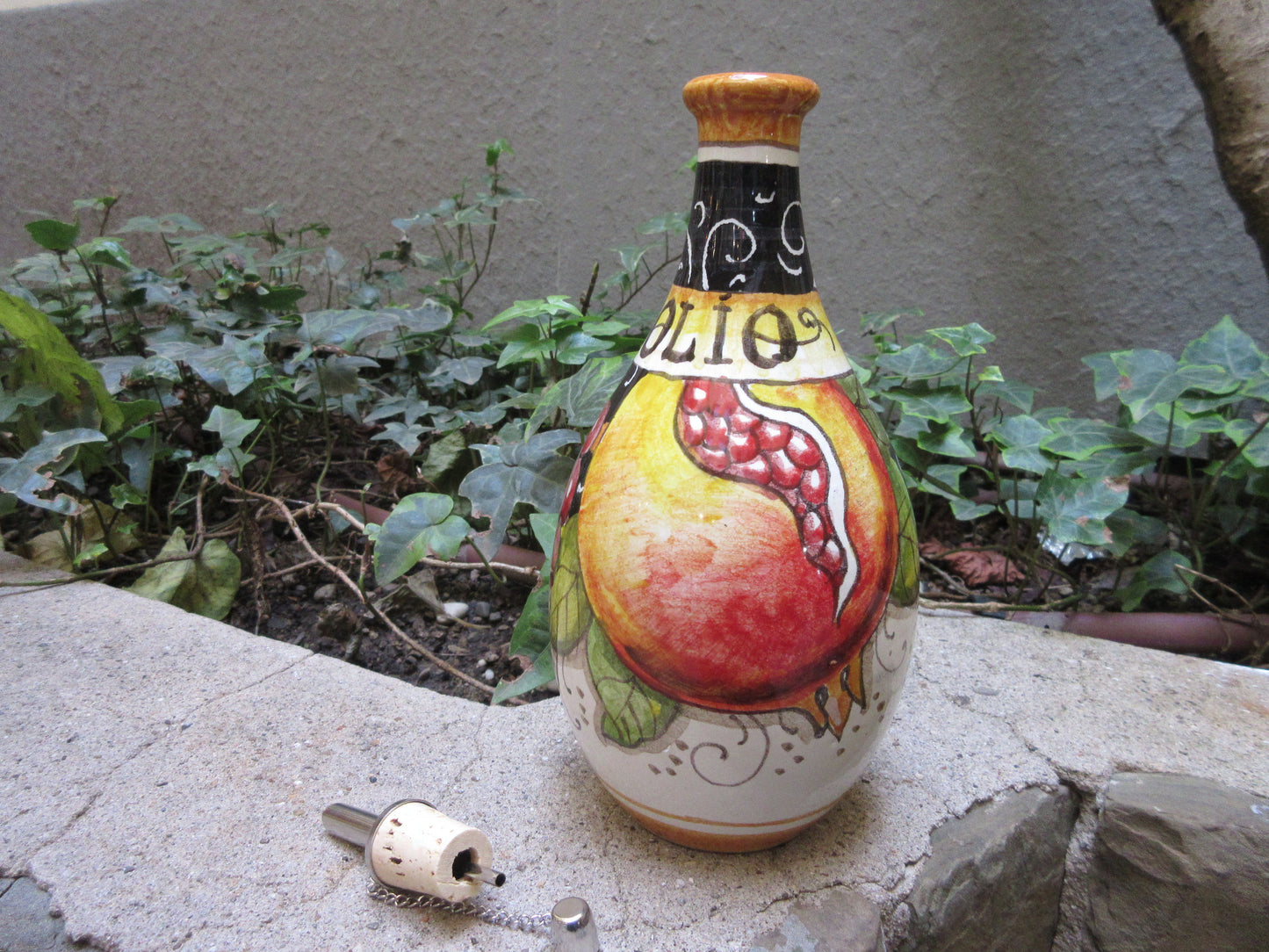 Distributore di olio in ceramica