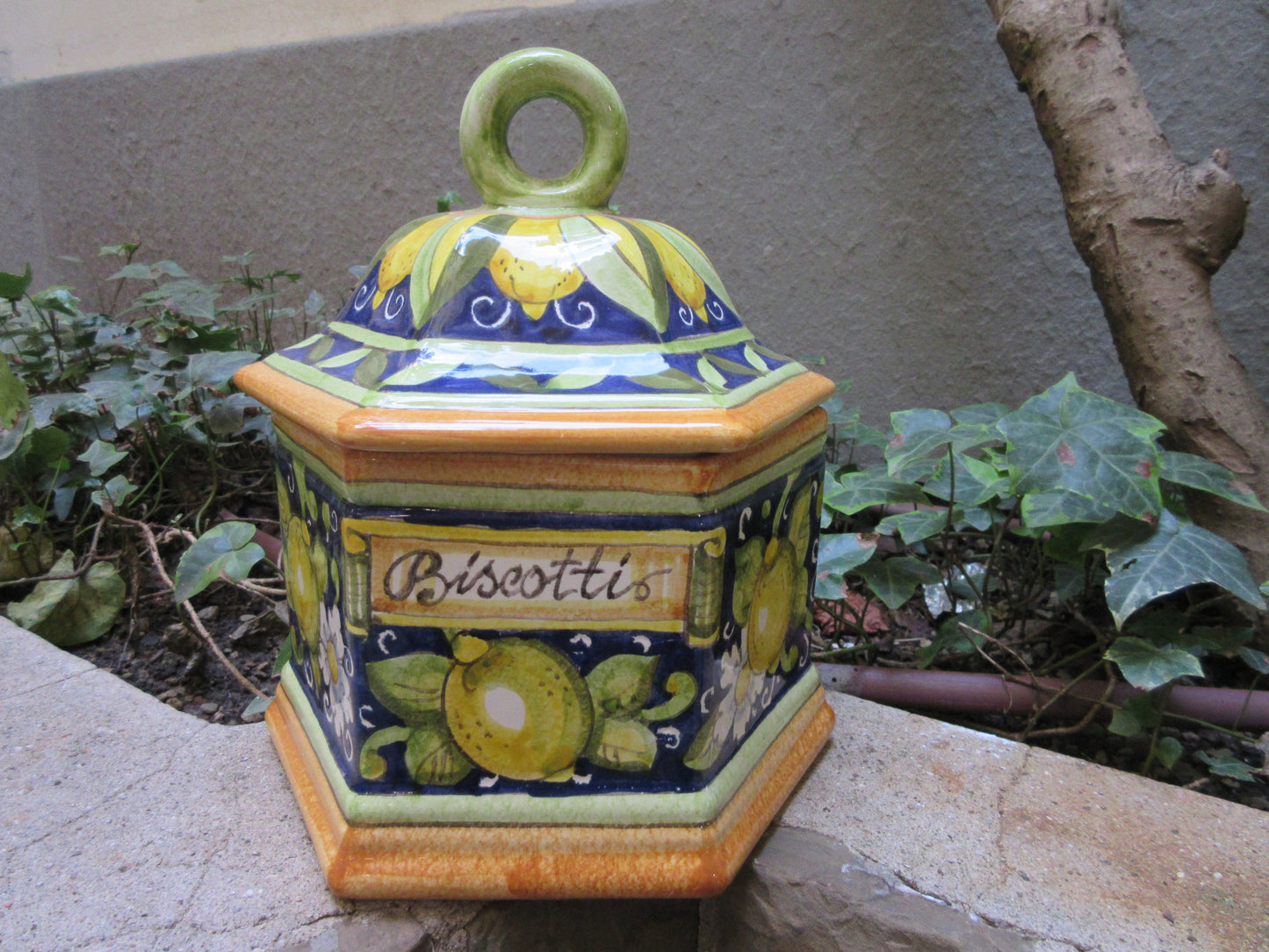 Barattolo per biscotti in ceramica