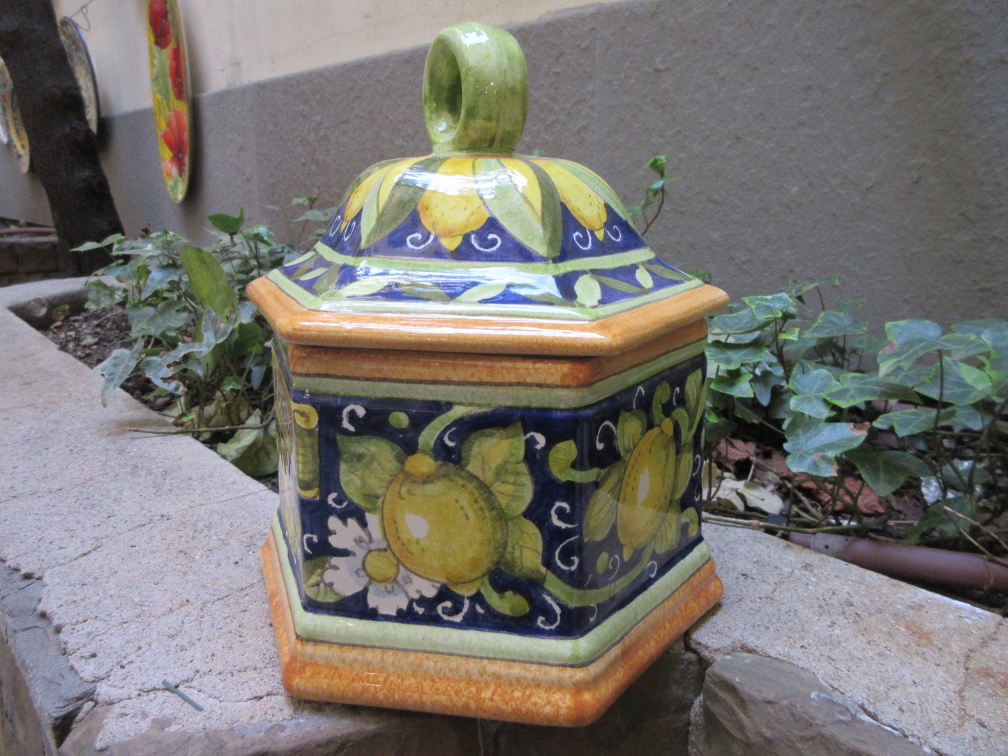 Barattolo per biscotti in ceramica