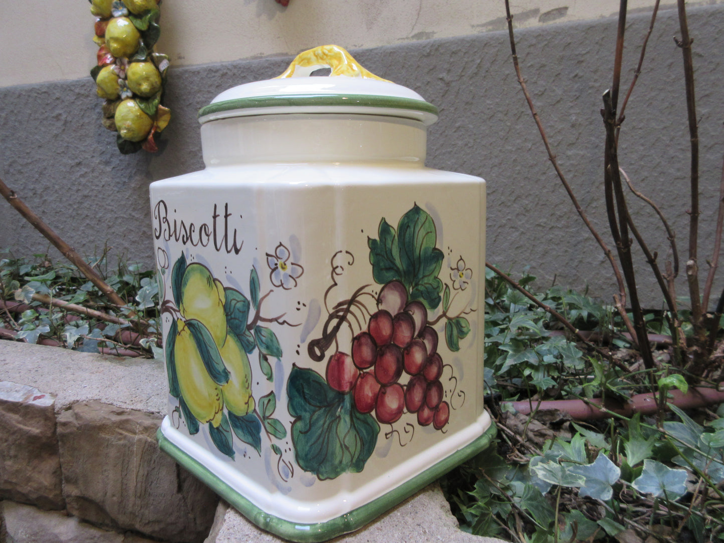 Barattolo per biscotti in ceramica