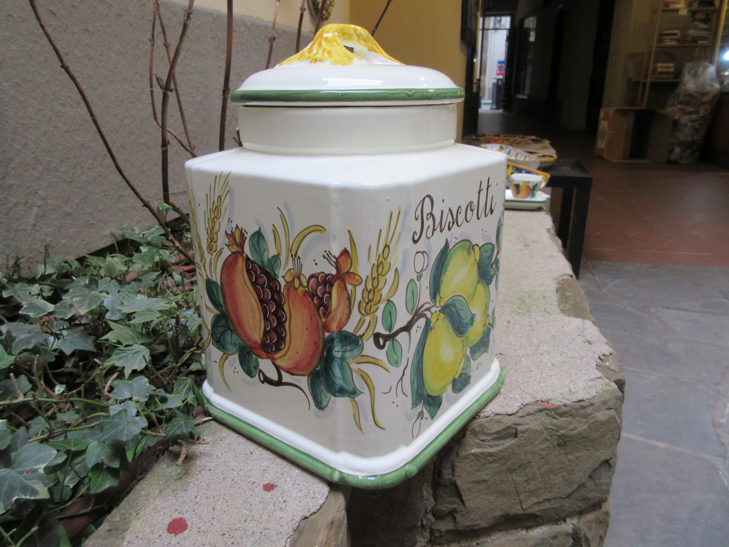 Barattolo per biscotti in ceramica