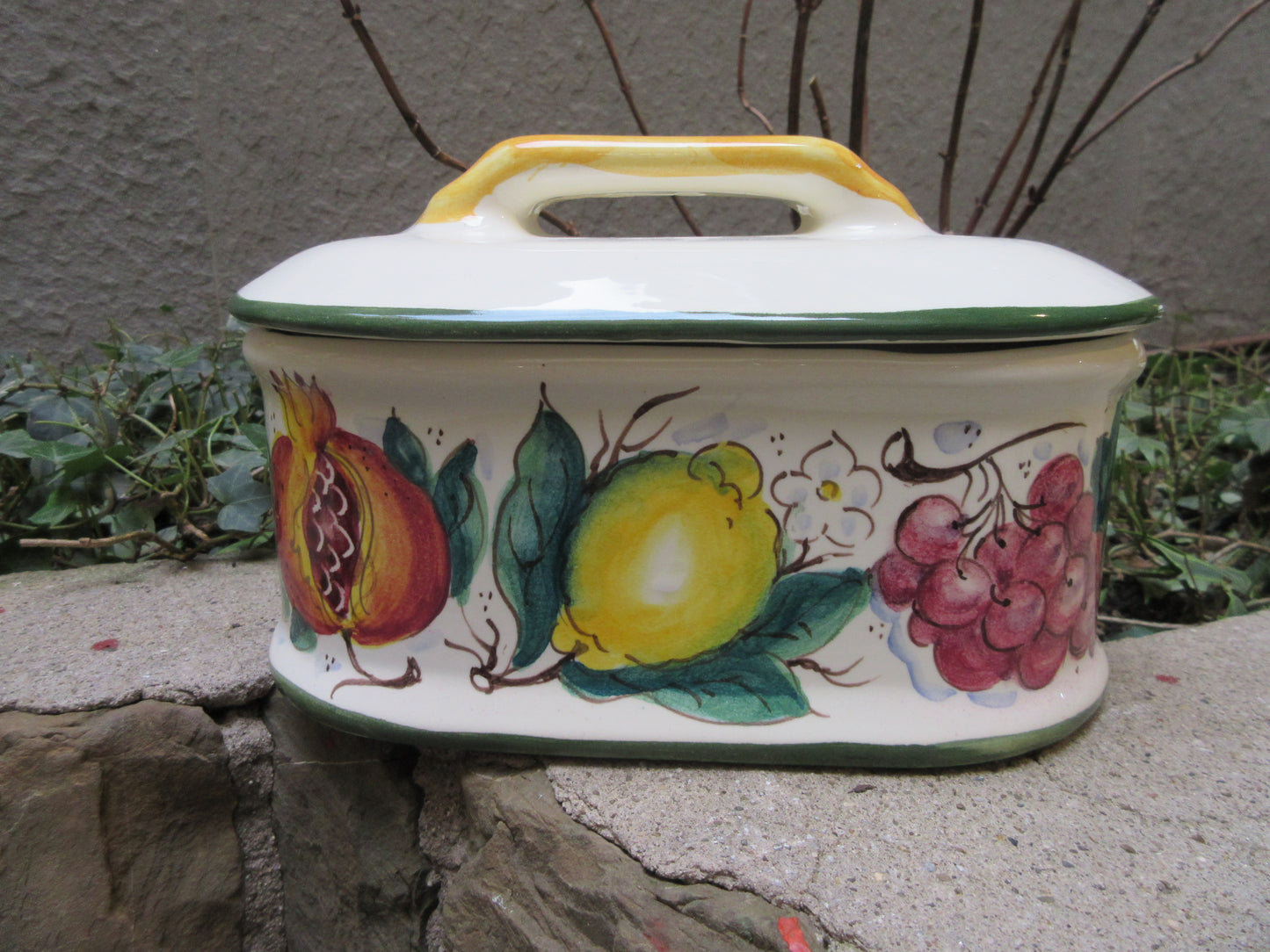 Barattolo contenitore in ceramica