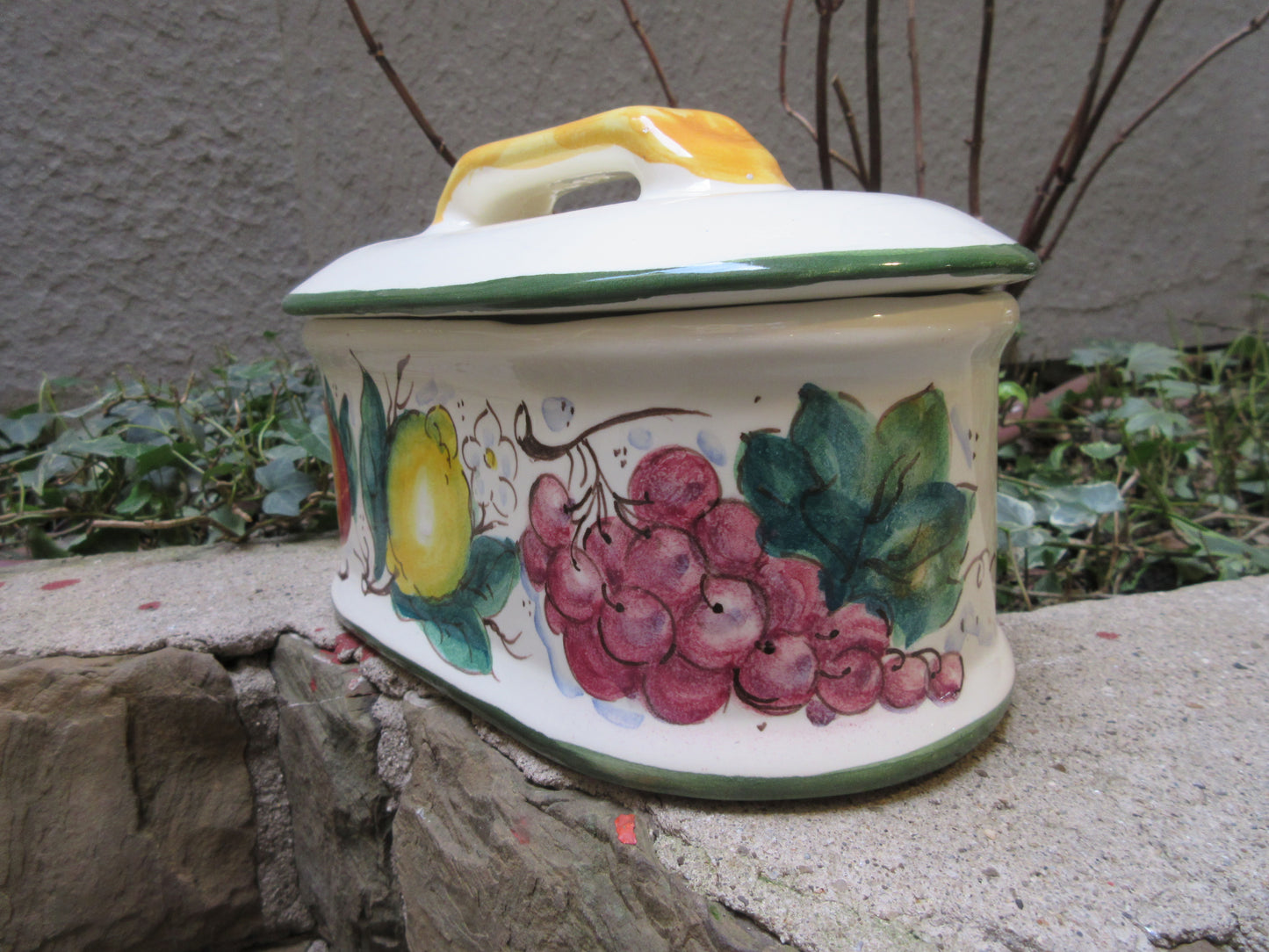 Barattolo contenitore in ceramica