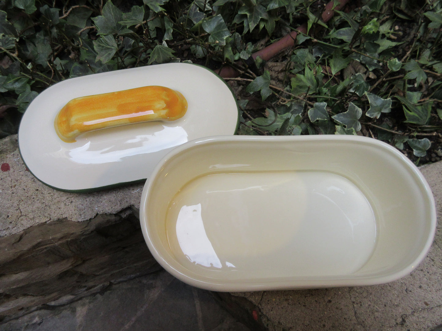 Barattolo contenitore in ceramica