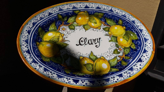piatto di ceramica